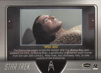 2011 Rittenhouse Star Trek: Remastered Original Series #24 Space Seed Back