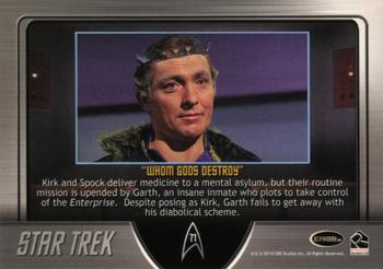 2011 Rittenhouse Star Trek: Remastered Original Series #71 Whom Gods Destroy Back