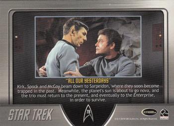 2011 Rittenhouse Star Trek: Remastered Original Series #78 All Our Yesterdays Back