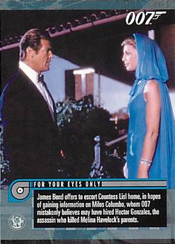 2011 Rittenhouse James Bond Mission Logs #36 For Your Eyes Only (James Bond offers to escort Countess Lisl home...) Front