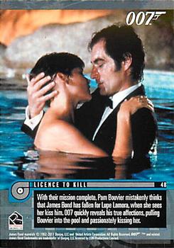 2011 Rittenhouse James Bond Mission Logs #48 Licence to Kill (James Bond suspects that Pam Bouvier has...) Back
