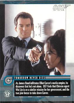 2011 Rittenhouse James Bond Mission Logs #54 Tomorrow Never Dies (As James Bond infiltrates Elliot Carver's media empire...) Front