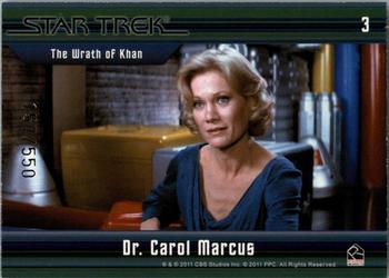 2011 Rittenhouse Star Trek Classic Movies Heroes & Villains #3 Dr. Carol Marcus Back