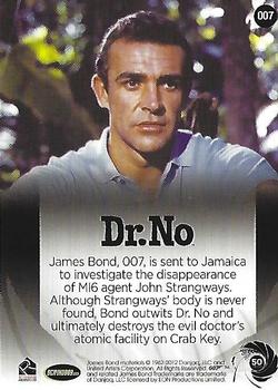 2012 Rittenhouse James Bond 50th Anniversary Series 1 #007 Dr. No Back