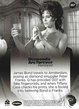 2012 Rittenhouse James Bond 50th Anniversary Series 1 #057 Diamonds Are Forever Back