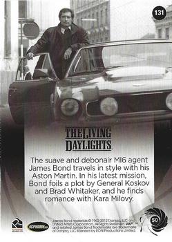 2012 Rittenhouse James Bond 50th Anniversary Series 1 #131 The Living Daylights Back