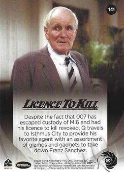 2012 Rittenhouse James Bond 50th Anniversary Series 1 #141 Licence To Kill Back