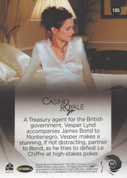 2012 Rittenhouse James Bond 50th Anniversary Series 1 #185 Casino Royale Back