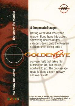 1995 Graffiti James Bond: GoldenEye #5 A Desperate Escape Back