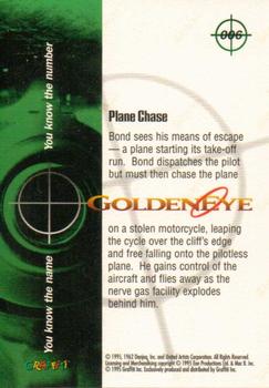 1995 Graffiti James Bond: GoldenEye #6 Plane Chase Back