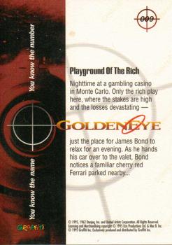 1995 Graffiti James Bond: GoldenEye #9 Playground Of The Rich Back