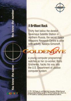 1995 Graffiti James Bond: GoldenEye #18 A Brilliant Hack Back