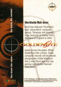 1995 Graffiti James Bond: GoldenEye #69 Worldwide Melt-down Back