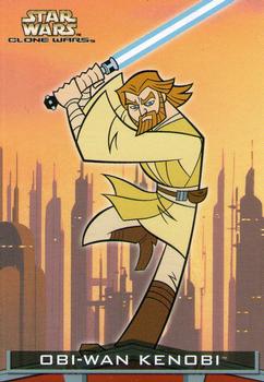 2004 Topps Star Wars: Clone Wars #2 Obi-Wan Kenobi Front