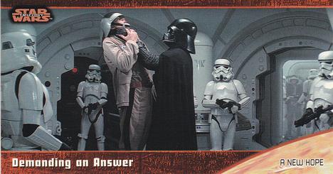 1997 Topps Widevision Star Wars Trilogy (Retail) #3 Demanding an Answer Front