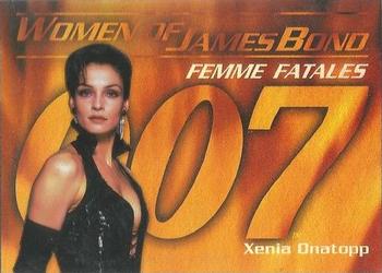 2003 Rittenhouse The Women of James Bond in Motion - Femmes Fatales #F7 Xenia Onatopp Front