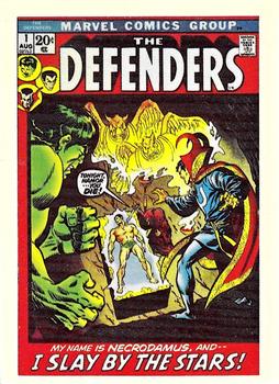 1984 FTCC Marvel Superheroes First Issue Covers #25 The Defenders Front