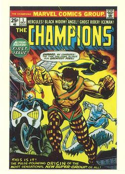 1984 FTCC Marvel Superheroes First Issue Covers #34 The Champions Front