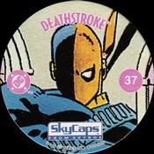 1993 SkyBox Skycaps DC Comics #37 Deathstroke Front