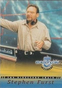 1999 SkyBox Babylon 5: Profiles - The Director's Chair #DC3 Stephen Furst Front