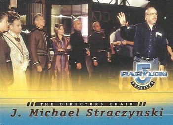 1999 SkyBox Babylon 5: Profiles - The Director's Chair #DC5 J. Michael Straczynski Front