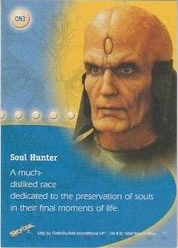 1999 SkyBox Babylon 5: Profiles - The Optic Nerve #ON3 Soul Hunter Back