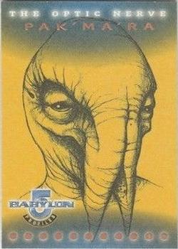 1999 SkyBox Babylon 5: Profiles - The Optic Nerve #ON5 Pak'ma'ra Front