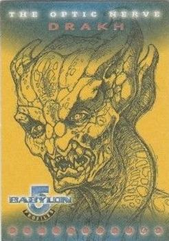 1999 SkyBox Babylon 5: Profiles - The Optic Nerve #ON6 Drakh Front