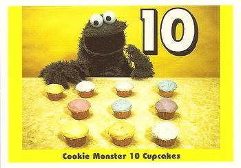 1992 Idolmaker Sesame Street #11 Cookie Monster 10 Cupcakes Front