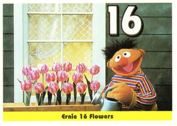 1992 Idolmaker Sesame Street #17 Ernie 16 Flowers Front