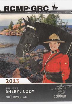 2013 RCMP Musical Ride #NNO Sheryl Cody Front
