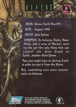 1995 Topps Aliens Predator Universe #6 John Bolton Back