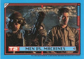 1991 Topps Terminator 2: Judgment Day #7 Men Vs. Machines Front