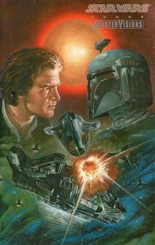 1995 Topps MasterVisions Star Wars #11 Art By Dave Dorman Front