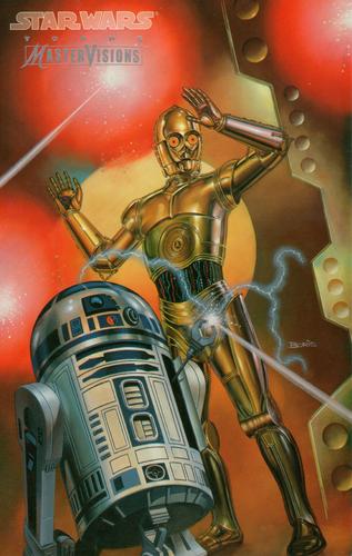 1995 Topps MasterVisions Star Wars #13 Art By Boris Vallejo Front