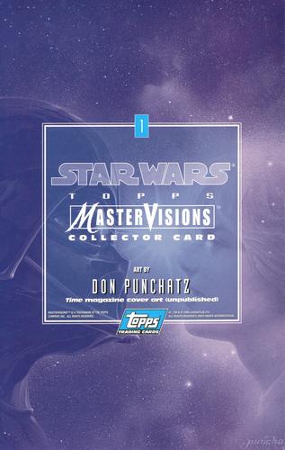 1995 Topps MasterVisions Star Wars #1 Art By Don Punchatz Back