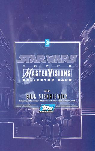 1995 Topps MasterVisions Star Wars #20 Art By Bill Sienkiewicz Back