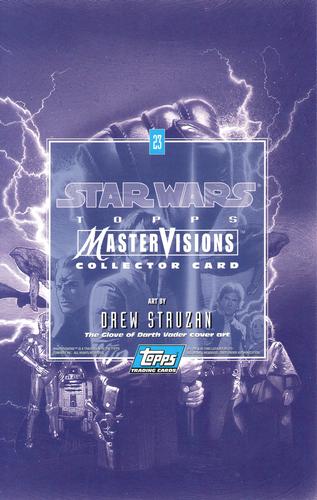 1995 Topps MasterVisions Star Wars #23 Art By Drew Struzan Back