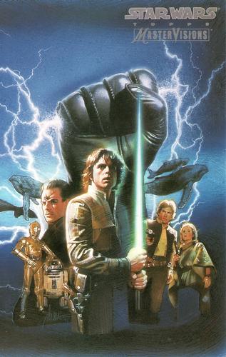 1995 Topps MasterVisions Star Wars #23 Art By Drew Struzan Front