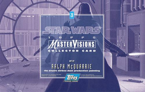 1995 Topps MasterVisions Star Wars #28 Art By Ralph McQuarrie Back