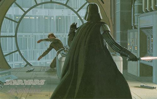 1995 Topps MasterVisions Star Wars #28 Art By Ralph McQuarrie Front