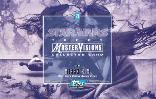 1995 Topps MasterVisions Star Wars #29 Art By Miran Kim Back
