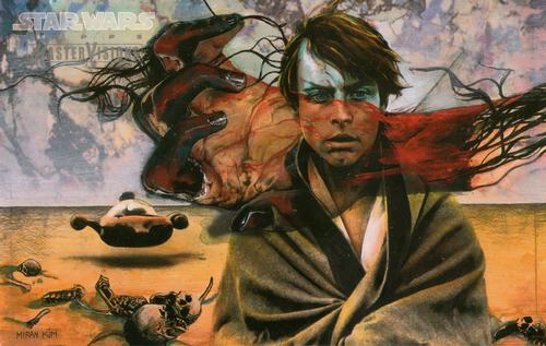 1995 Topps MasterVisions Star Wars #29 Art By Miran Kim Front