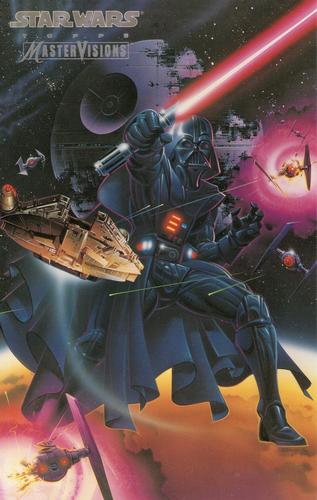 1995 Topps MasterVisions Star Wars #2 Art By Ken Steacy Front