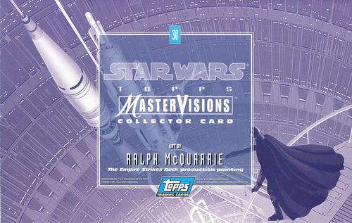 1995 Topps MasterVisions Star Wars #30 Art By Ralph McQuarrie Back