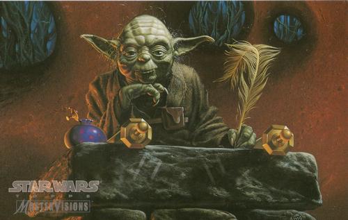 1995 Topps MasterVisions Star Wars #36 Art By Michael Whelan Front
