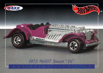 1993 Maxx Hot Wheels 25th Anniversary #6 1973 Sweet 16 Front