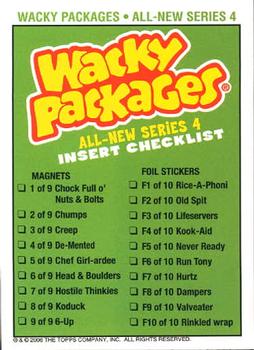 2006 Topps Wacky Packages All-New Series 4 #33 Fantom Back