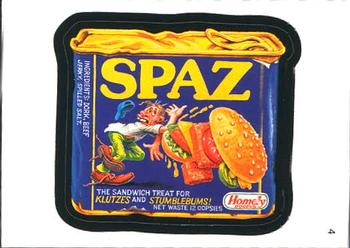 2006 Topps Wacky Packages All-New Series 4 #4 Spaz Front