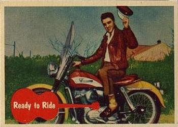 1956 Topps Elvis Presley (Bubbles, R710-1) #23 Ready to Ride Front